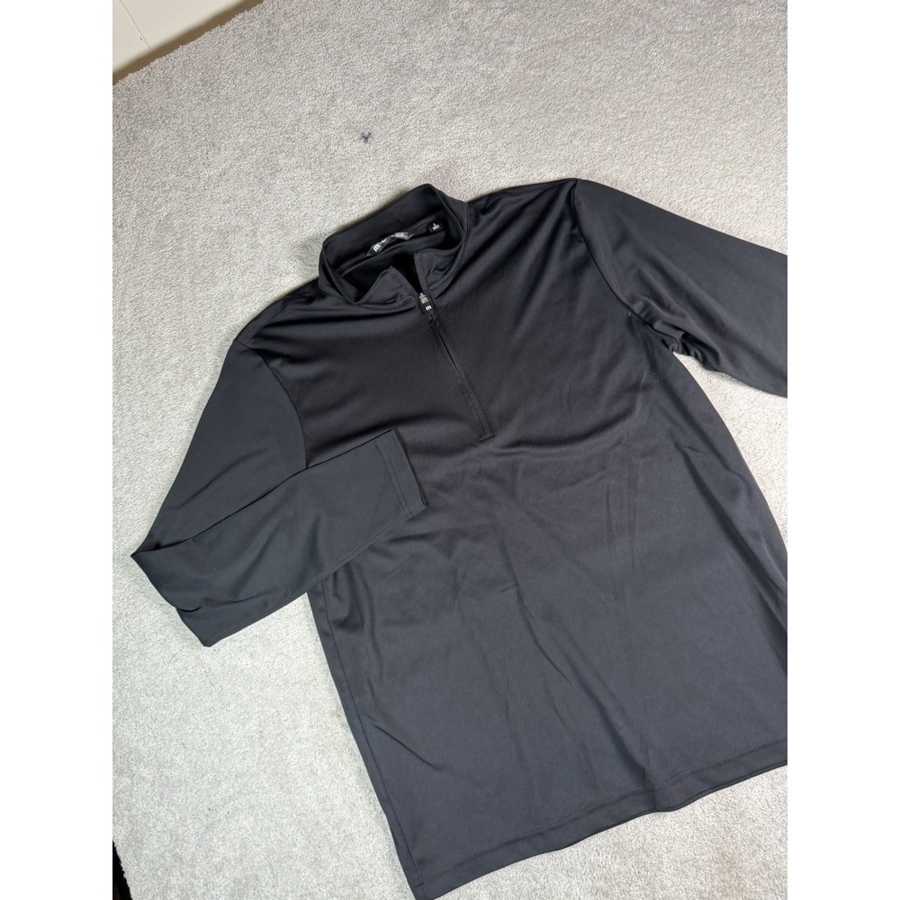 TravisMathew Men's Black 1/4 Zip Pullover Golf Performance Stretch 1MMY397